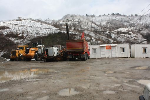 çanakçı yolu durdu