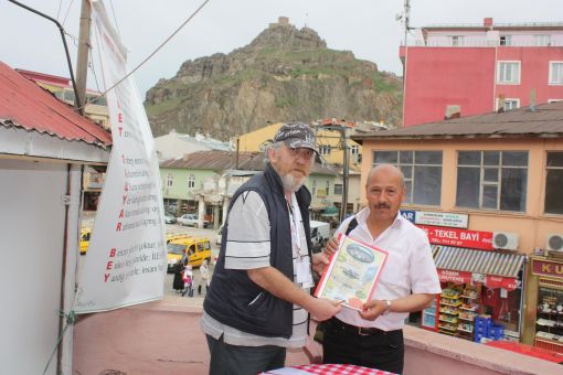  İHA Muhabirine Teşekkür Belgesi