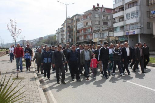  Görele’de Polis-Halk Yürüyüşü Yapıldı